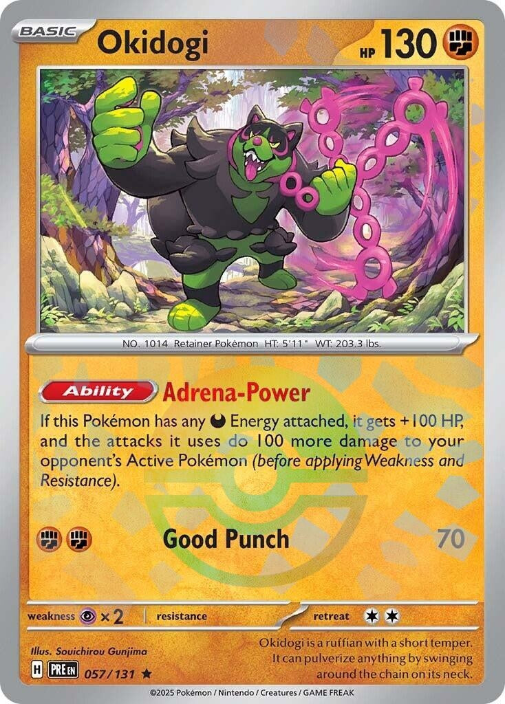 Image for Okidogi (Poke Ball Pattern) (057/131) [SV: Prismatic Evolutions] - Pokemon
