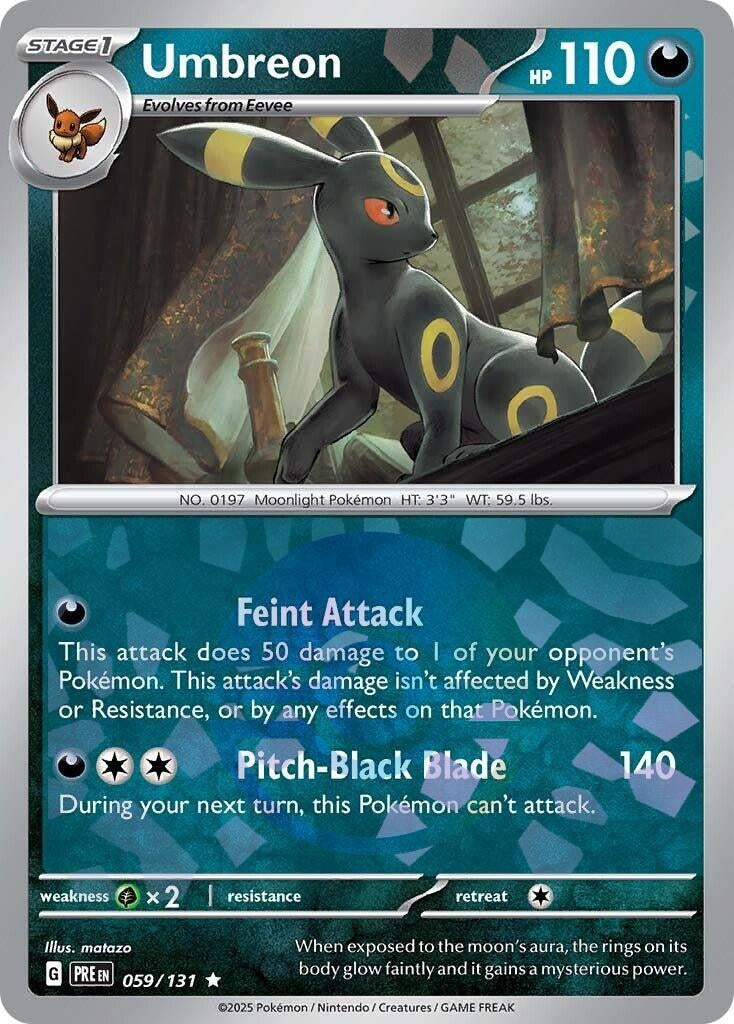 Image for Umbreon (Poke Ball Pattern) (059/131) [SV: Prismatic Evolutions] - Pokemon