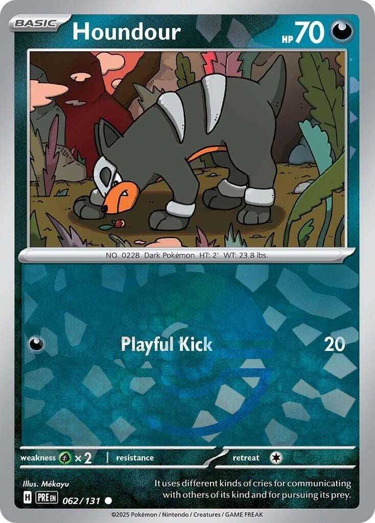 Image for Houndour (Poke Ball Pattern) (062/131) [SV: Prismatic Evolutions] - Pokemon