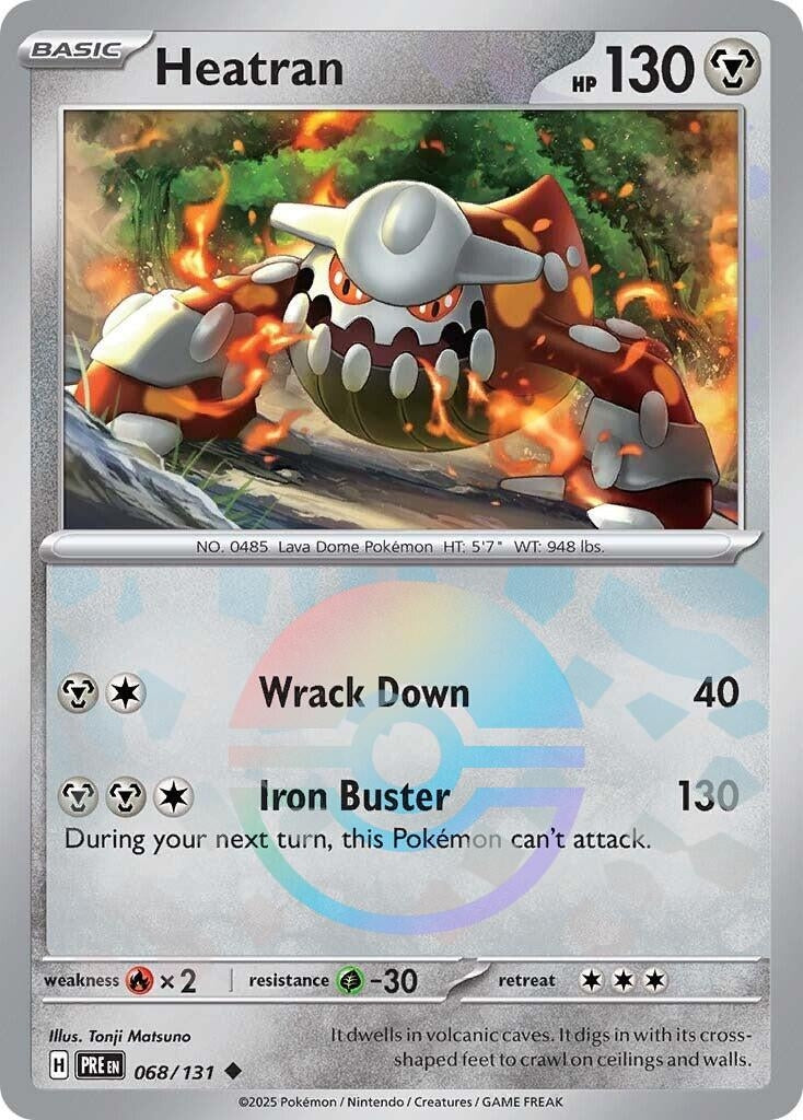 Heatran (Poke Ball Pattern) (068/131) [SV: Prismatic Evolutions]