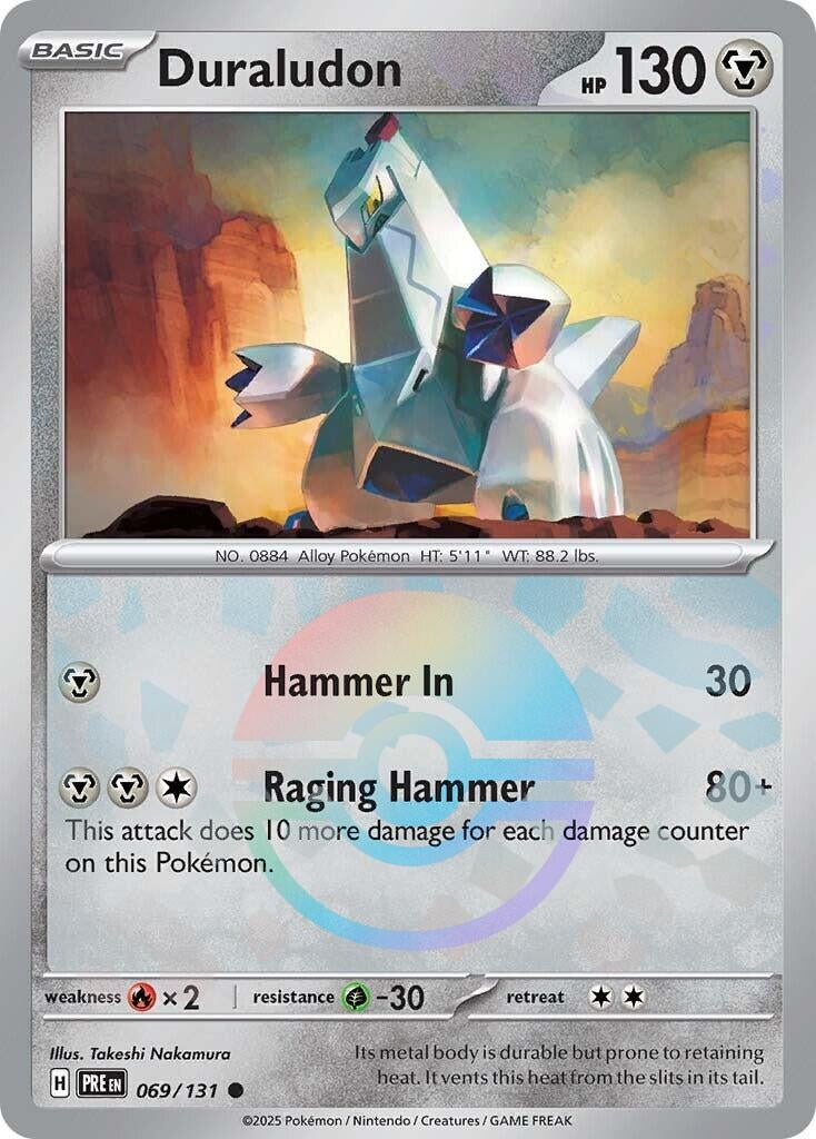 Image for Duraludon (Poke Ball Pattern) (069/131) [SV: Prismatic Evolutions] - Pokemon