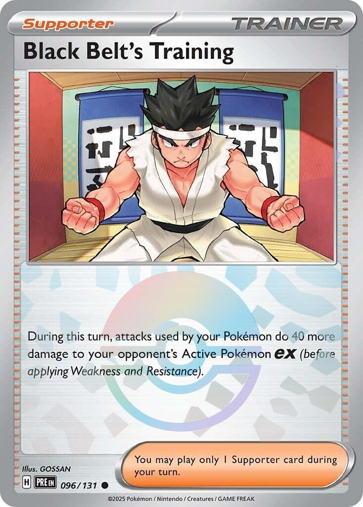 Image for Black Belt's Training - 096/131 (Poke Ball Pattern) (096/131) [SV: Prismatic Evolutions] - Pokemon