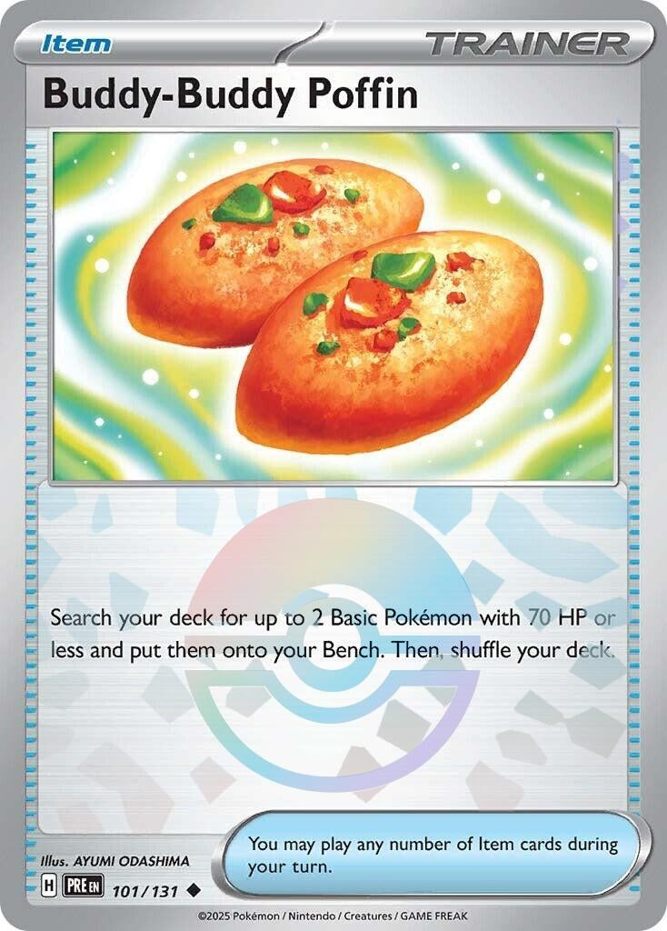 Image for Buddy-Buddy Poffin (Poke Ball Pattern) (101/131) [SV: Prismatic Evolutions] - Pokemon