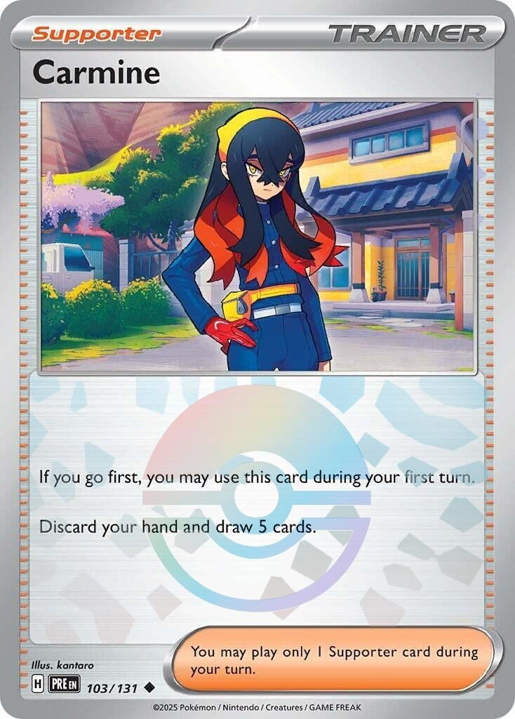 Image for Carmine (Poke Ball Pattern) (103/131) [SV: Prismatic Evolutions] - Pokemon