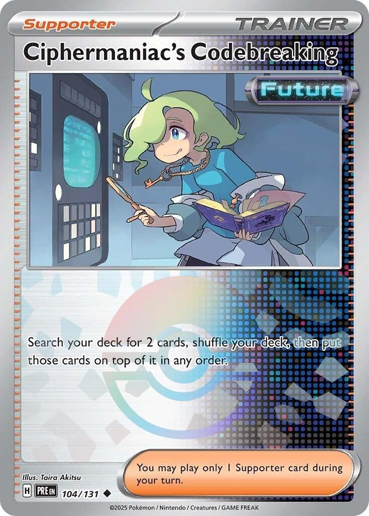 Image for Ciphermaniac's Codebreaking (Poke Ball Pattern) (104/131) [SV: Prismatic Evolutions] - Pokemon
