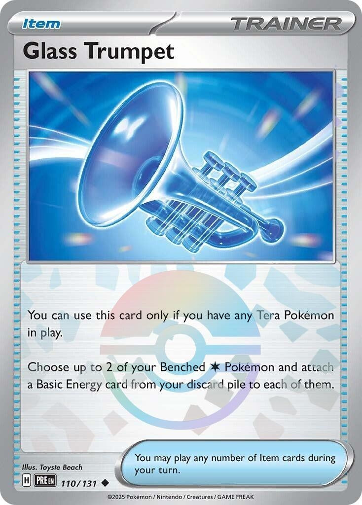 Image for Glass Trumpet (Poke Ball Pattern) (110/131) [SV: Prismatic Evolutions] - Pokemon