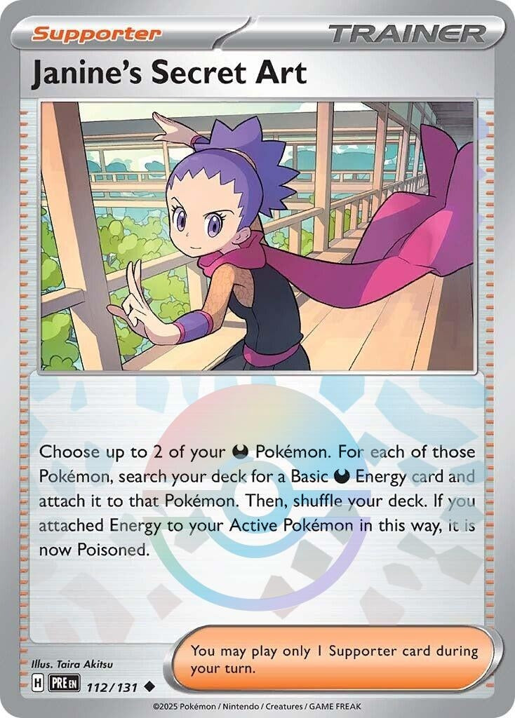 Image for Janine's Secret Art - 112/131 (Poke Ball Pattern) (112/131) [SV: Prismatic Evolutions] - Pokemon