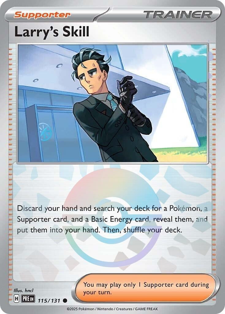 Image for Larry's Skill - 115/131 (Poke Ball Pattern) (115/131) [SV: Prismatic Evolutions] - Pokemon