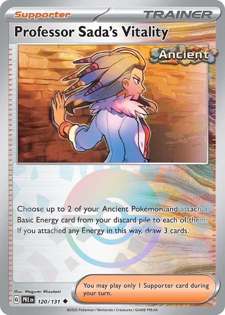 Image for Professor Sada's Vitality (Poke Ball Pattern) (120/131) [SV: Prismatic Evolutions] - Pokemon