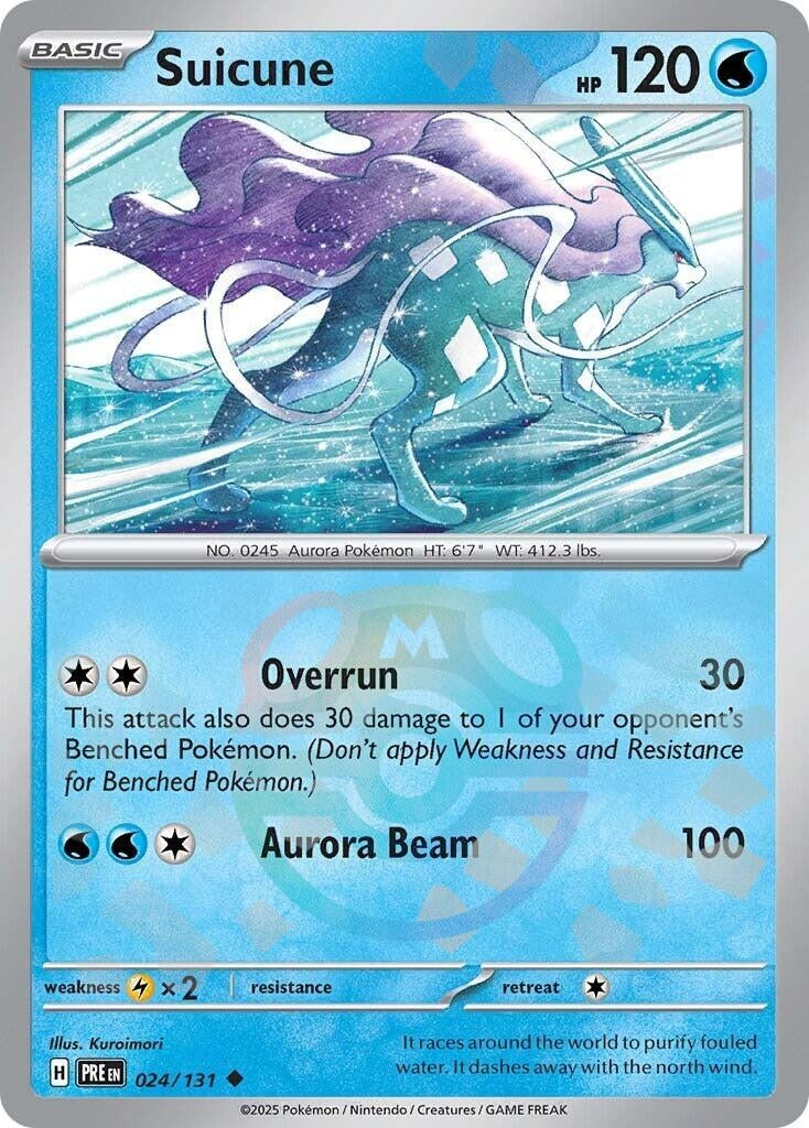 Image for Suicune (Master Ball Pattern) (024/131) [SV: Prismatic Evolutions] - Pokemon