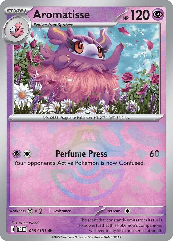 Image for Aromatisse (Master Ball Pattern) (039/131) [SV: Prismatic Evolutions] - Pokemon