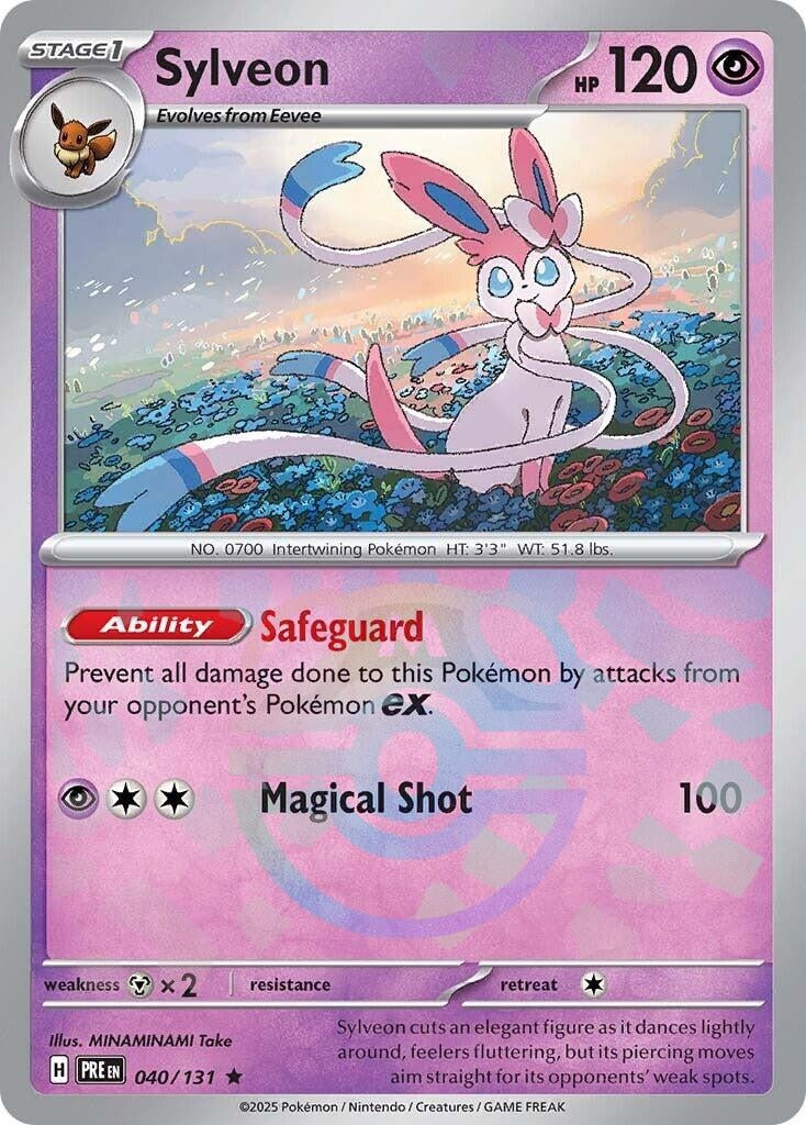 Image for Sylveon (Master Ball Pattern) (040/131) [SV: Prismatic Evolutions] - Pokemon