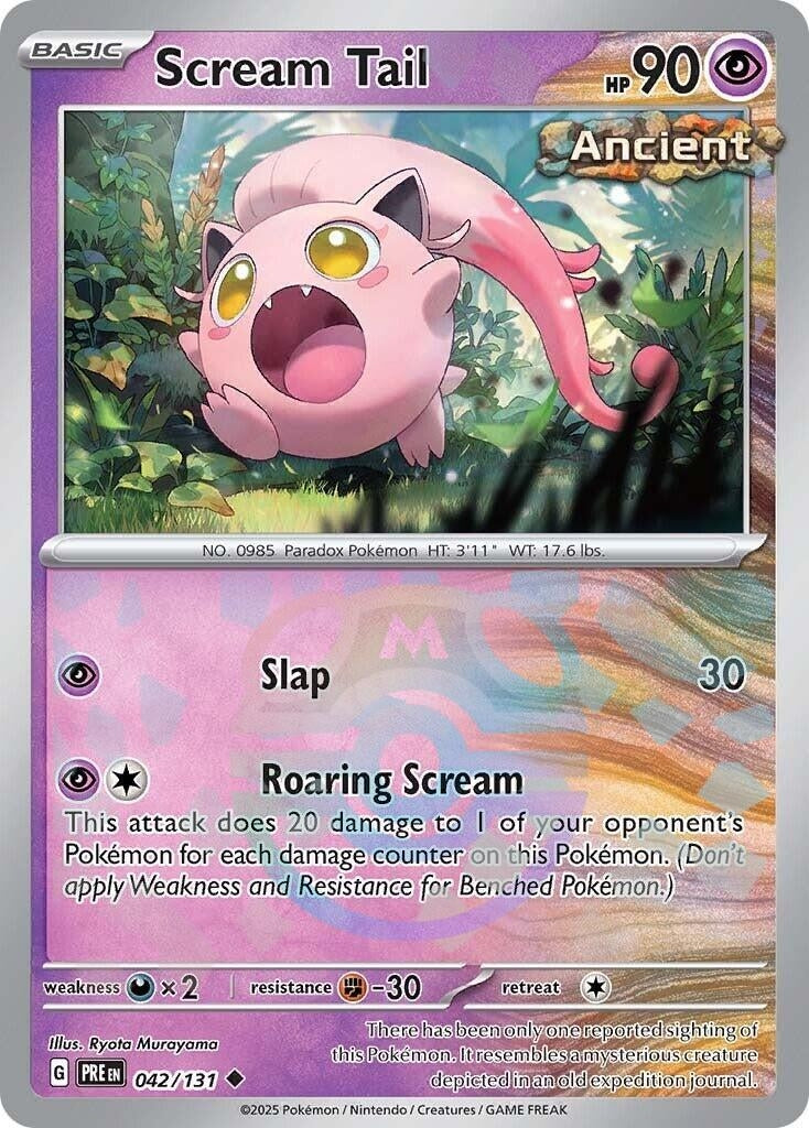 Image for Scream Tail (Master Ball Pattern) (042/131) [SV: Prismatic Evolutions] - Pokemon