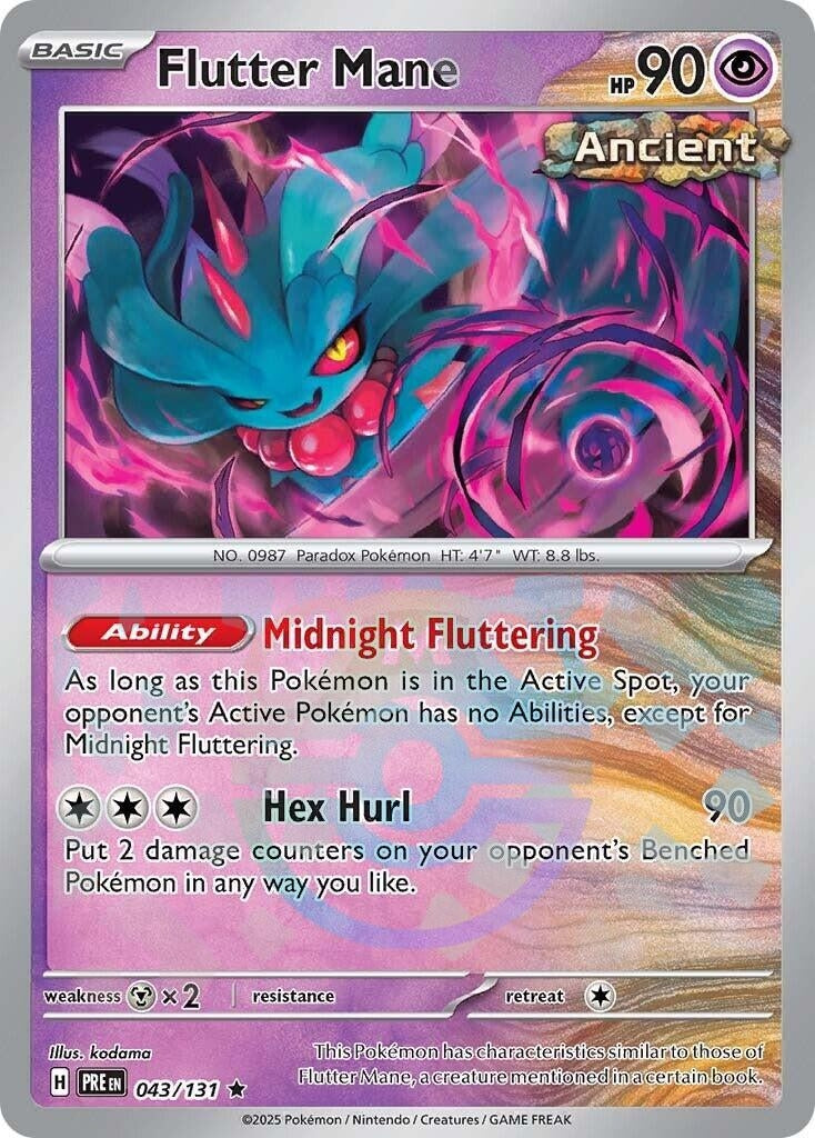 Image for Flutter Mane (Master Ball Pattern) (043/131) [SV: Prismatic Evolutions] - Pokemon