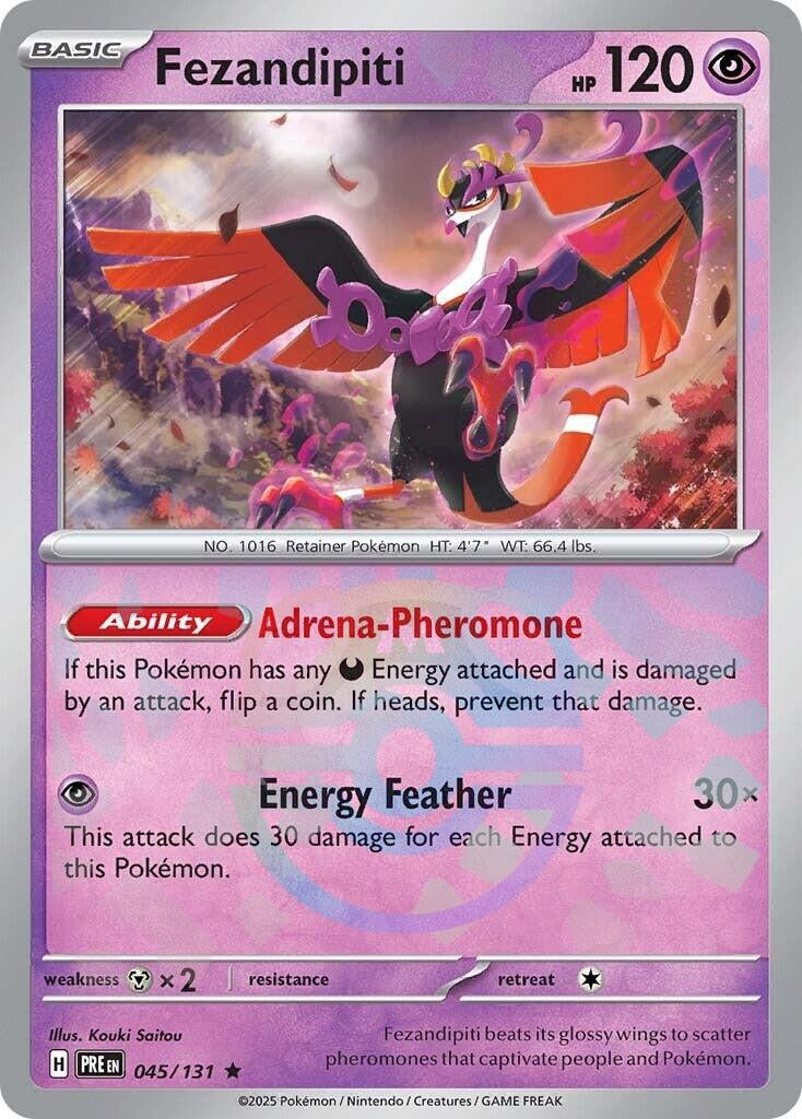 Image for Fezandipiti (Master Ball Pattern) (045/131) [SV: Prismatic Evolutions] - Pokemon