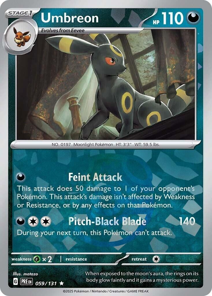 Image for Umbreon (Master Ball Pattern) (059/131) [SV: Prismatic Evolutions] - Pokemon