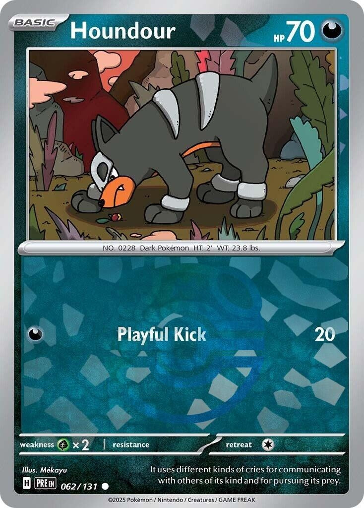 Image for Houndour (Master Ball Pattern) (062/131) [SV: Prismatic Evolutions] - Pokemon