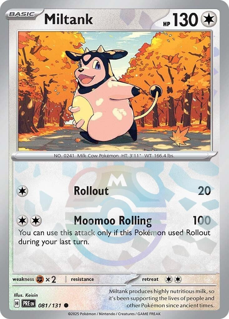 Image for Miltank (Master Ball Pattern) (081/131) [SV: Prismatic Evolutions] - Pokemon
