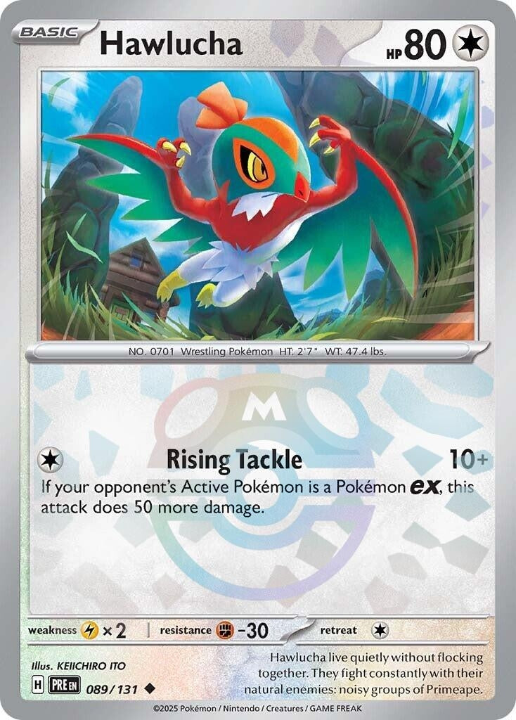 Image for Hawlucha (Master Ball Pattern) (089/131) [SV: Prismatic Evolutions] - Pokemon