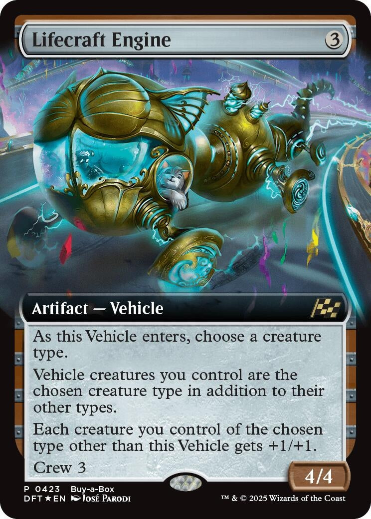 Image for Lifecraft Engine (Extended Art) (423) [Buy-A-Box Promos] - Magic: The Gathering