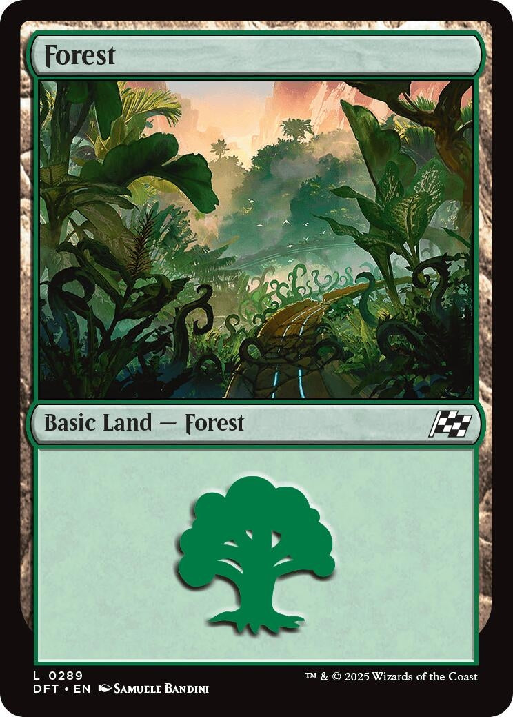 Image for Forest (0289) (289) [Aetherdrift] - Magic: The Gathering