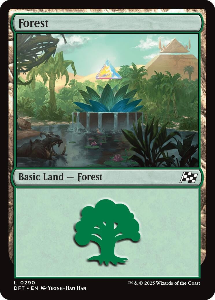 Image for Forest (0290) (290) [Aetherdrift] - Magic: The Gathering