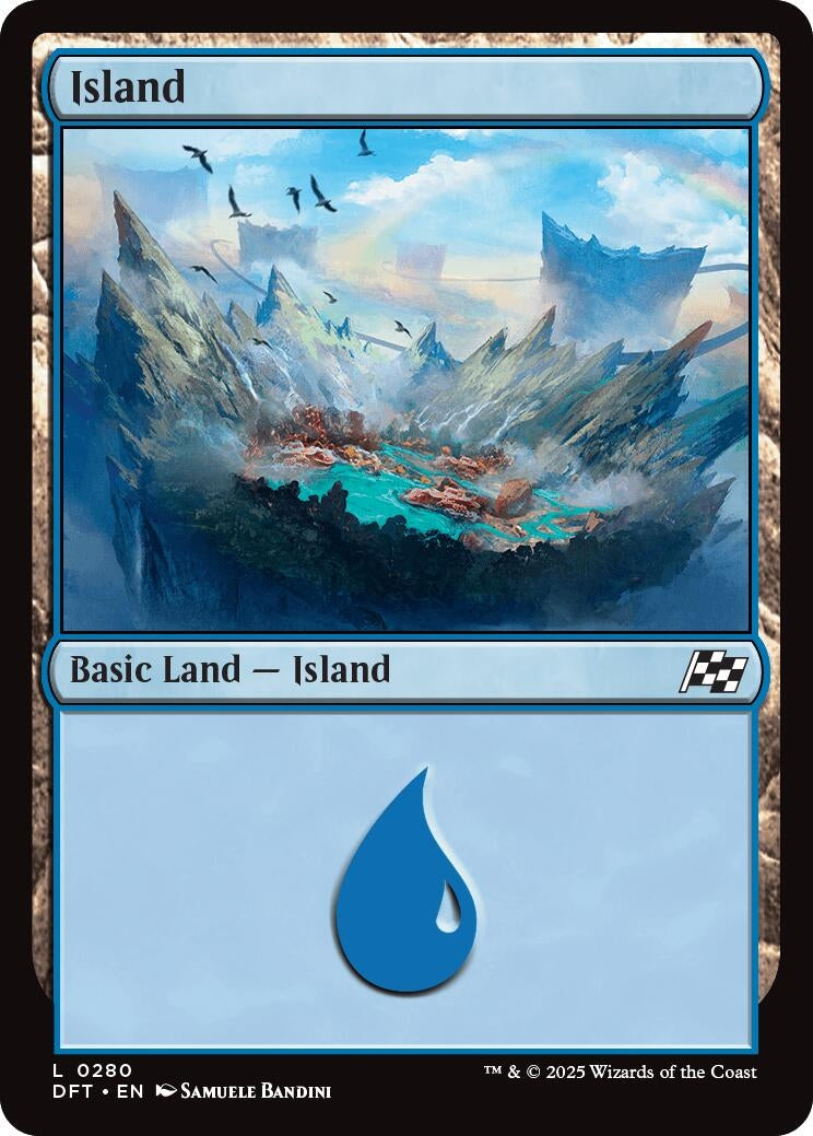 Image for Island (0280) (280) [Aetherdrift] - Magic: The Gathering