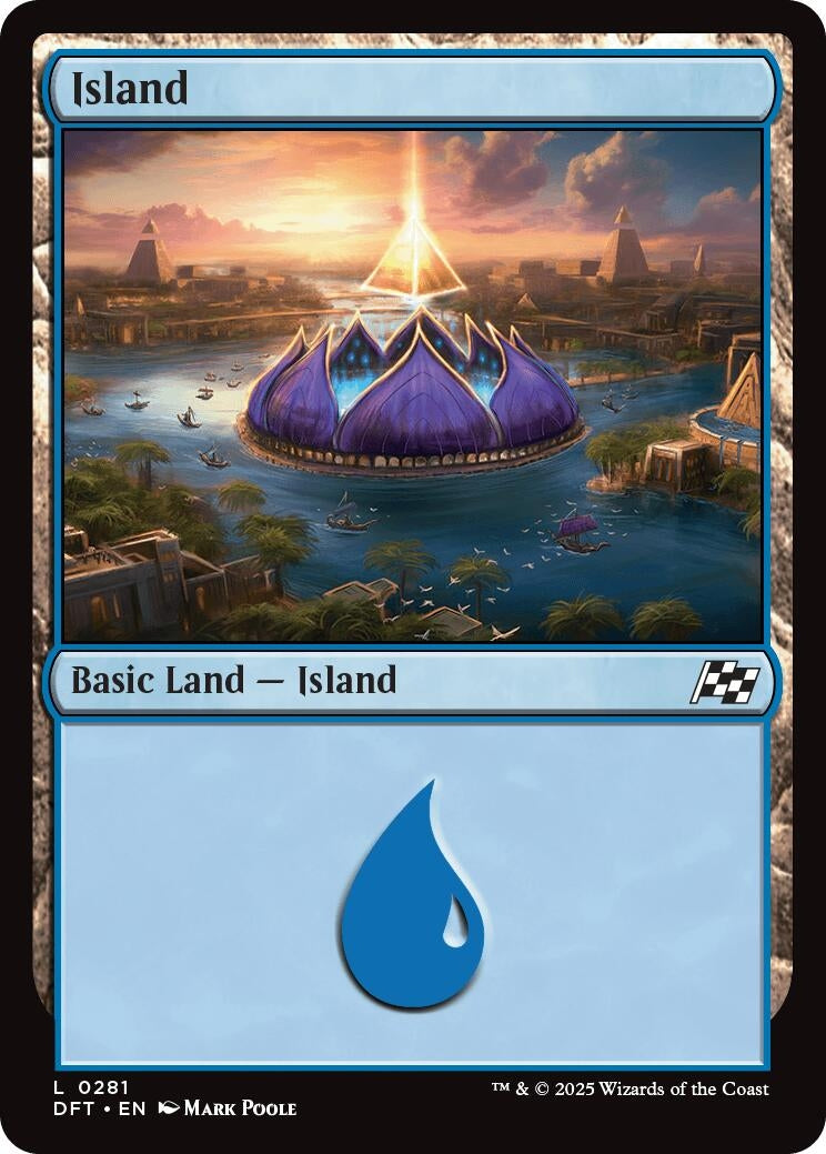 Image for Island (0281) (281) [Aetherdrift] - Magic: The Gathering