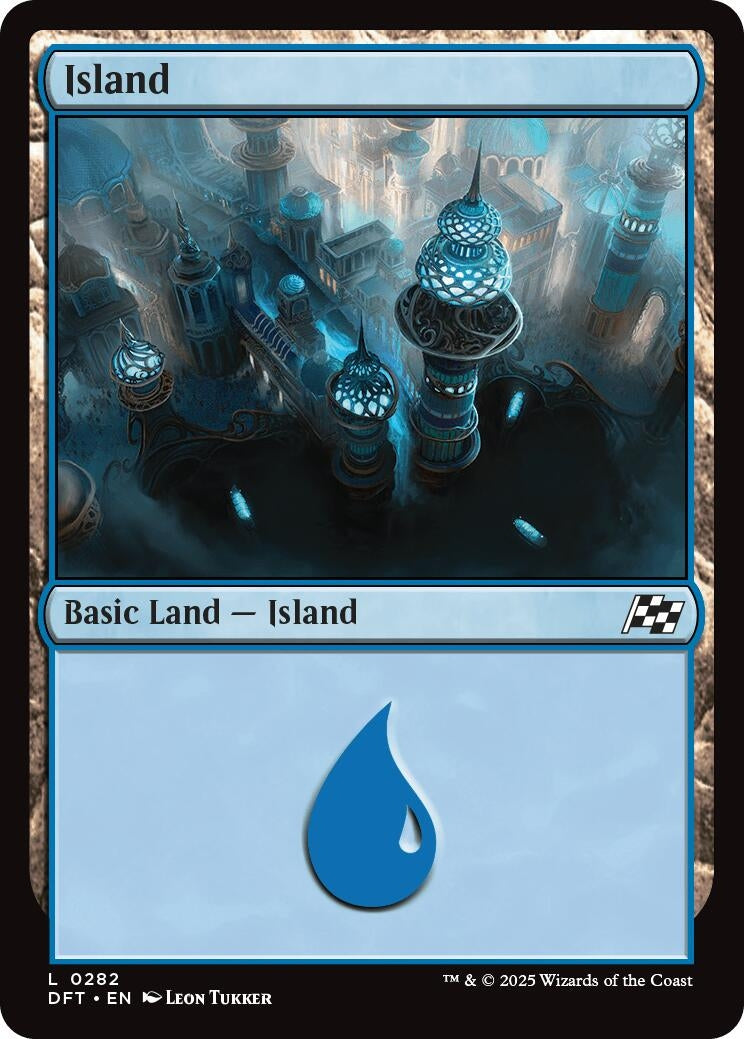 Image for Island (0282) (282) [Aetherdrift] - Magic: The Gathering