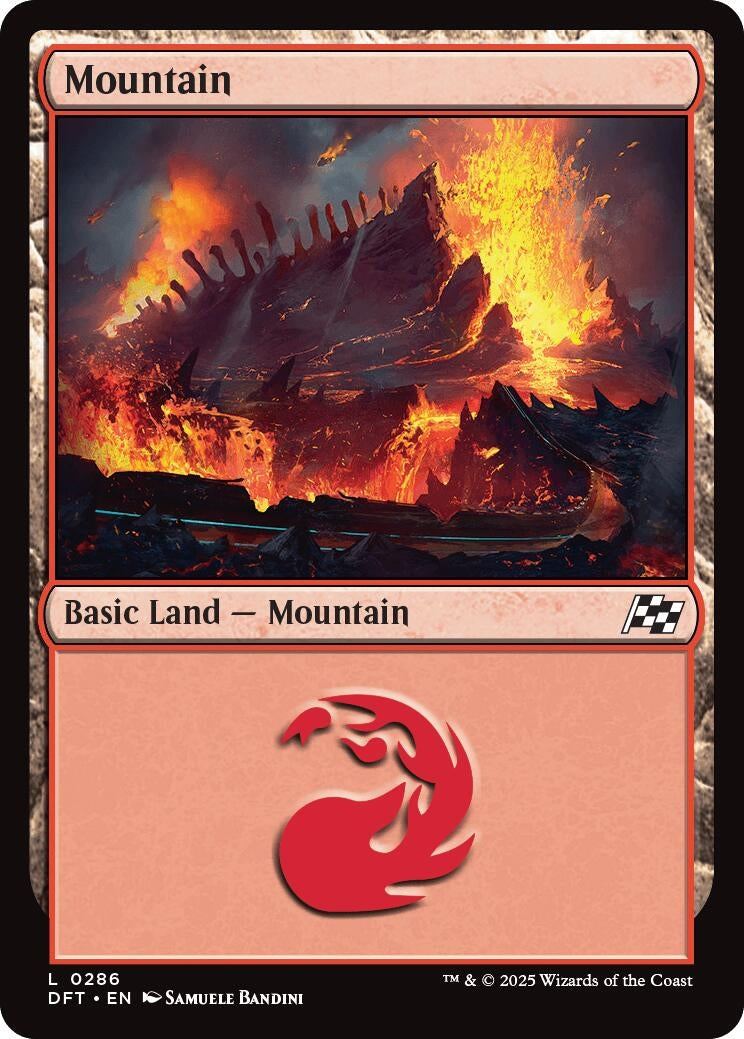 Image for Mountain (0286) (286) [Aetherdrift] - Magic: The Gathering