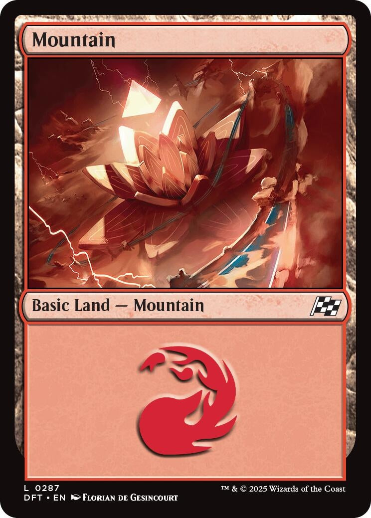 Image for Mountain (0287) (287) [Aetherdrift] - Magic: The Gathering