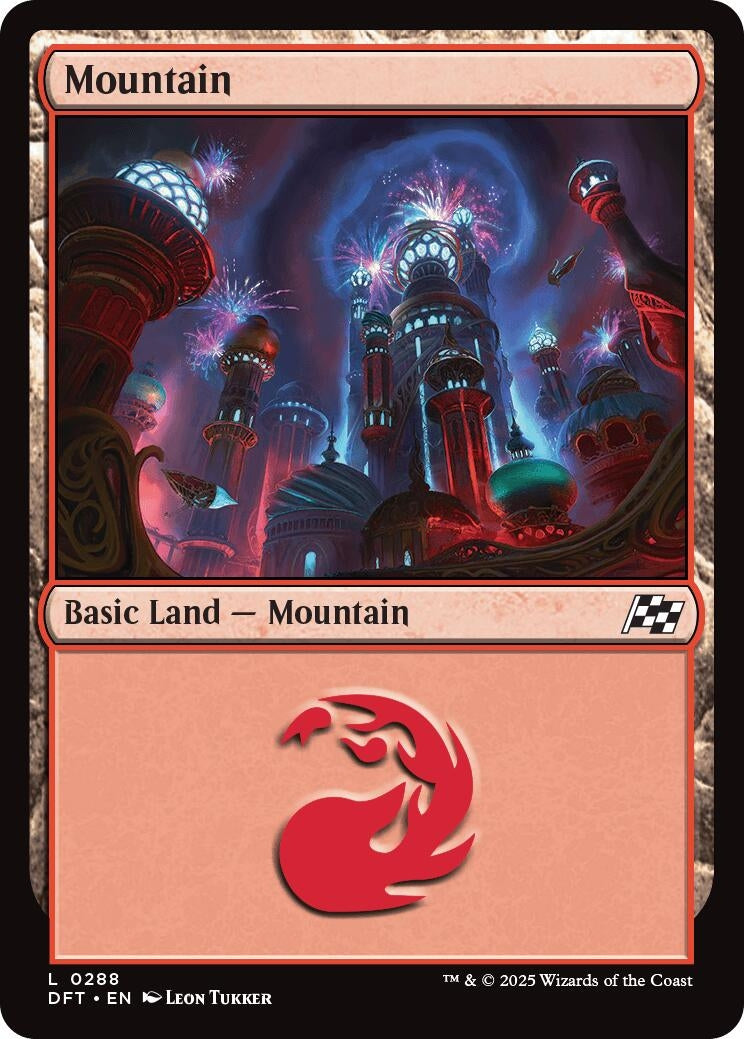Image for Mountain (0288) (288) [Aetherdrift] - Magic: The Gathering