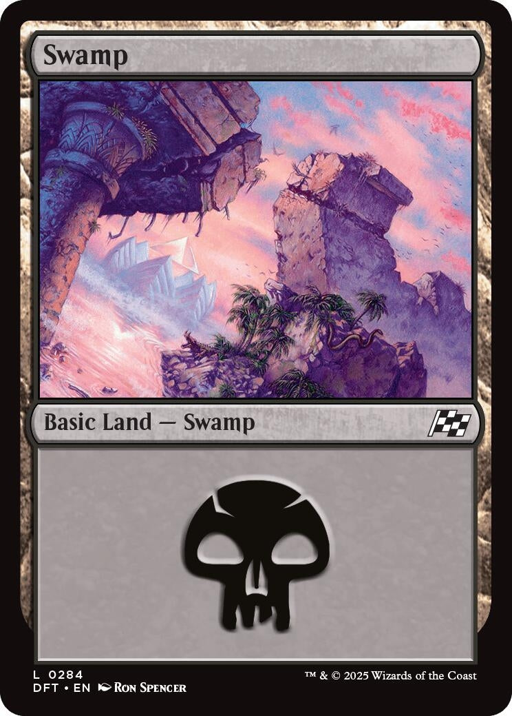 Image for Swamp (0284) (284) [Aetherdrift] - Magic: The Gathering