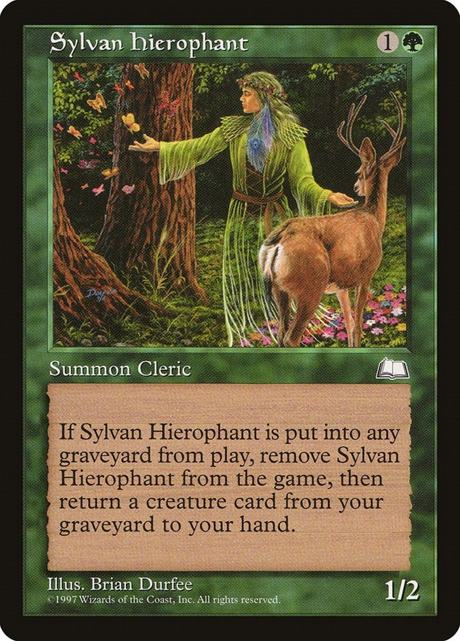 Image for Sylvan Hierophant [Weatherlight] - Magic: The Gathering
