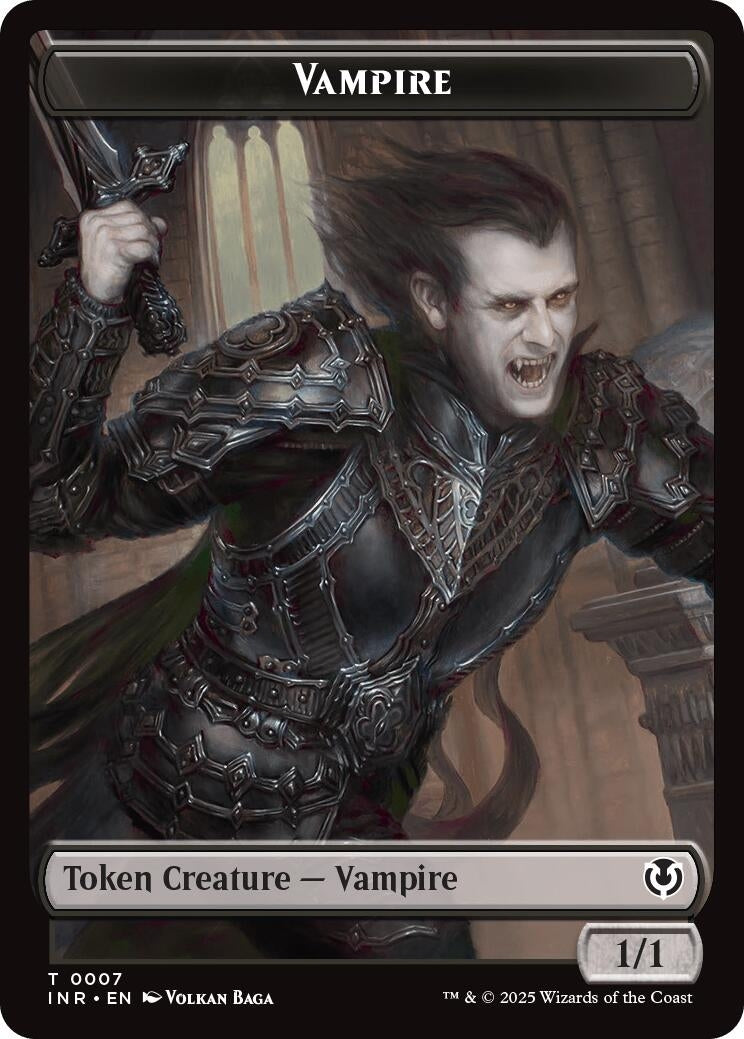 Image for Vampire (0007) // Vampire (0008) Double-Sided Token (7 // 8) [Innistrad Remastered] - Magic: The Gathering