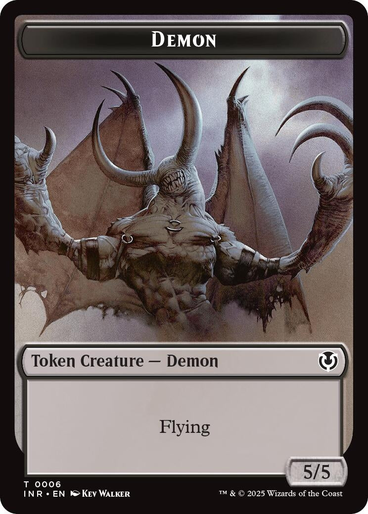 Image for Demon // Human Cleric Double-Sided Token (6 // 19) [Innistrad Remastered] - Magic: The Gathering
