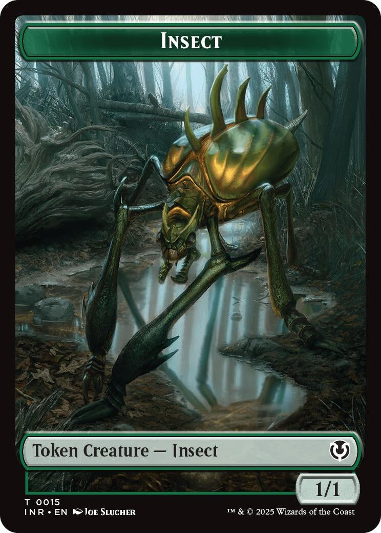 Insect // Spider Double-Sided Token (15 // 16) [Innistrad Remastered Tokens]