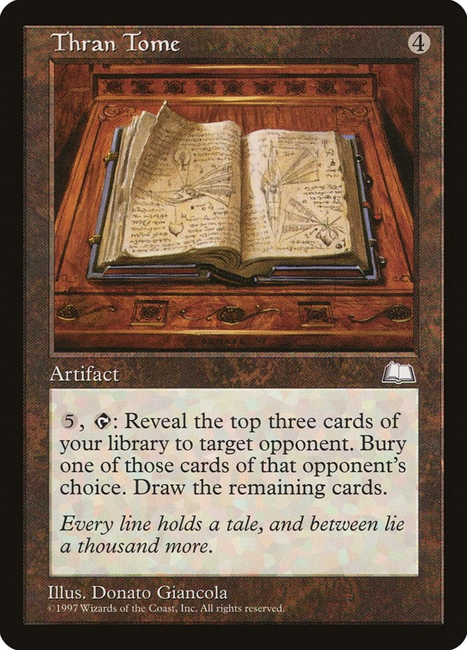 Image for Thran Tome [Weatherlight] - Magic: The Gathering