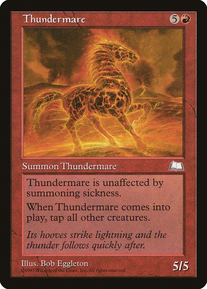 Image for Thundermare [Weatherlight] - Magic: The Gathering
