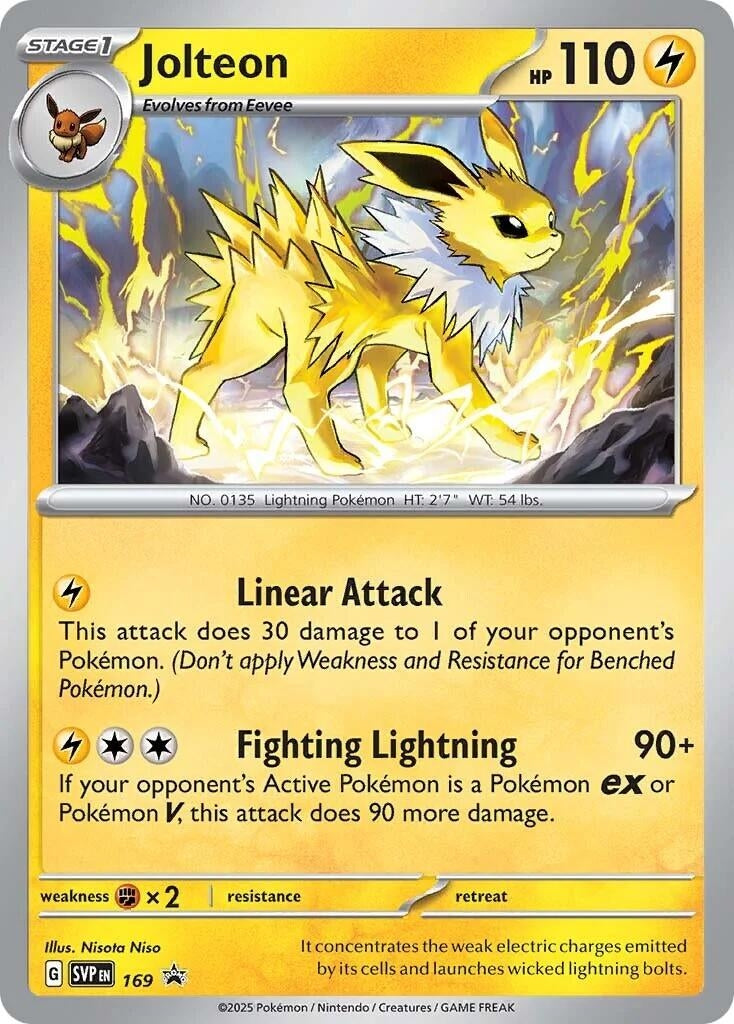 Image for Jolteon - 169 (169) [SV: Scarlet & Violet Promo Cards] - Pokemon