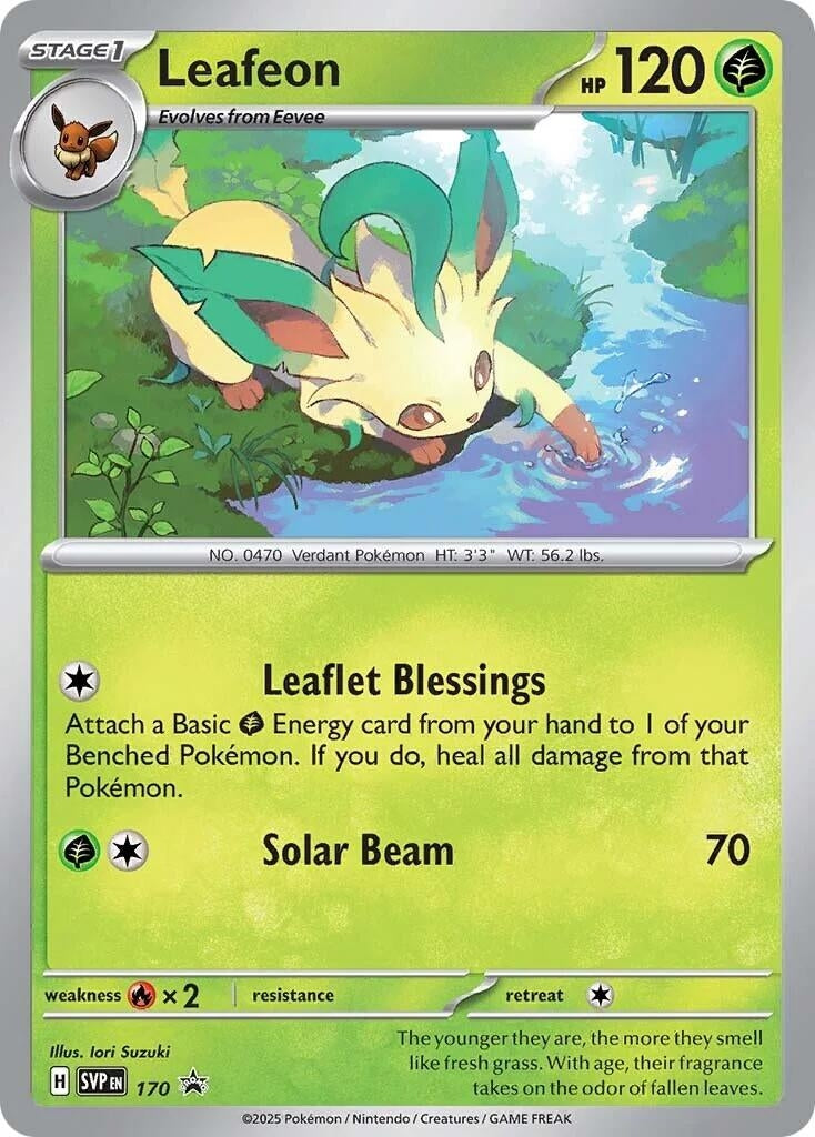 Image for Leafeon - 170 (Cosmos Holo) (170) [SV: Scarlet & Violet Promo Cards] - Pokemon