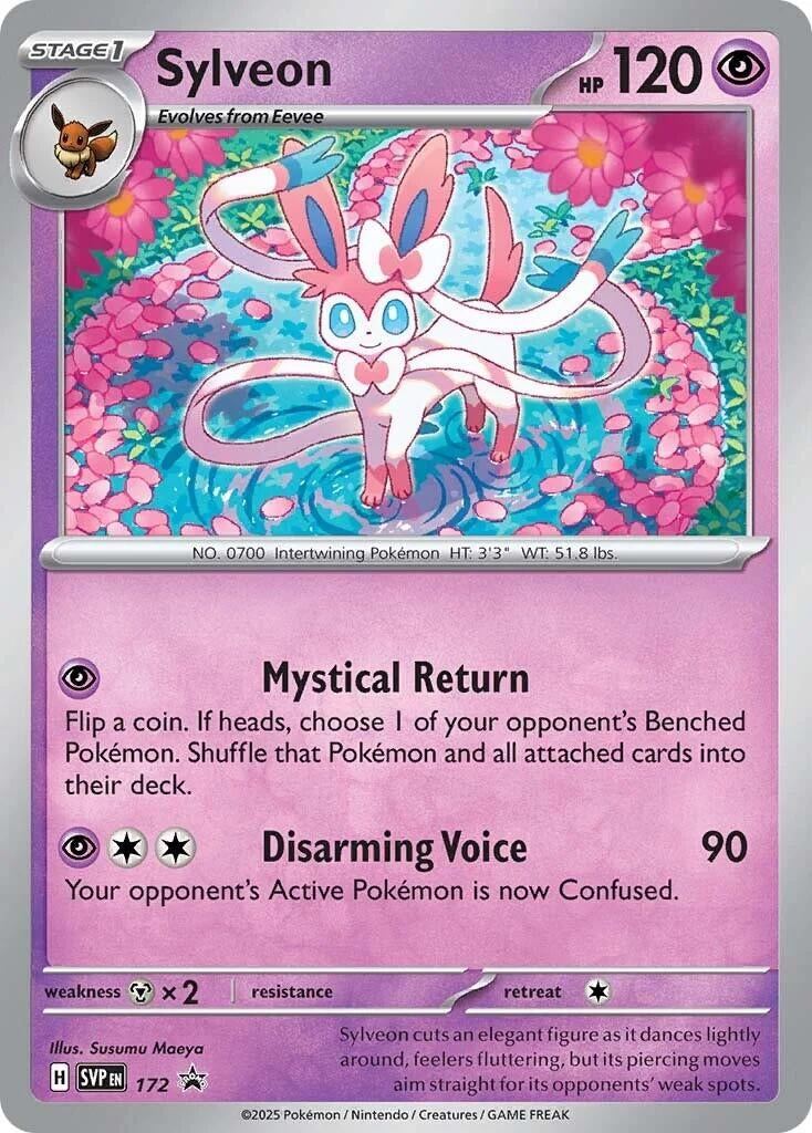 Image for Sylveon - 172 (Cosmos Holo) (172) [SV: Scarlet & Violet Promo Cards] - Pokemon