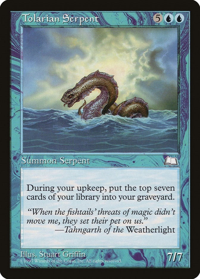 Image for Tolarian Serpent [Weatherlight] - Magic: The Gathering