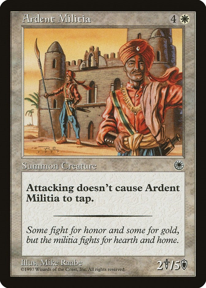 Image for Ardent Militia [Portal] - Magic: The Gathering