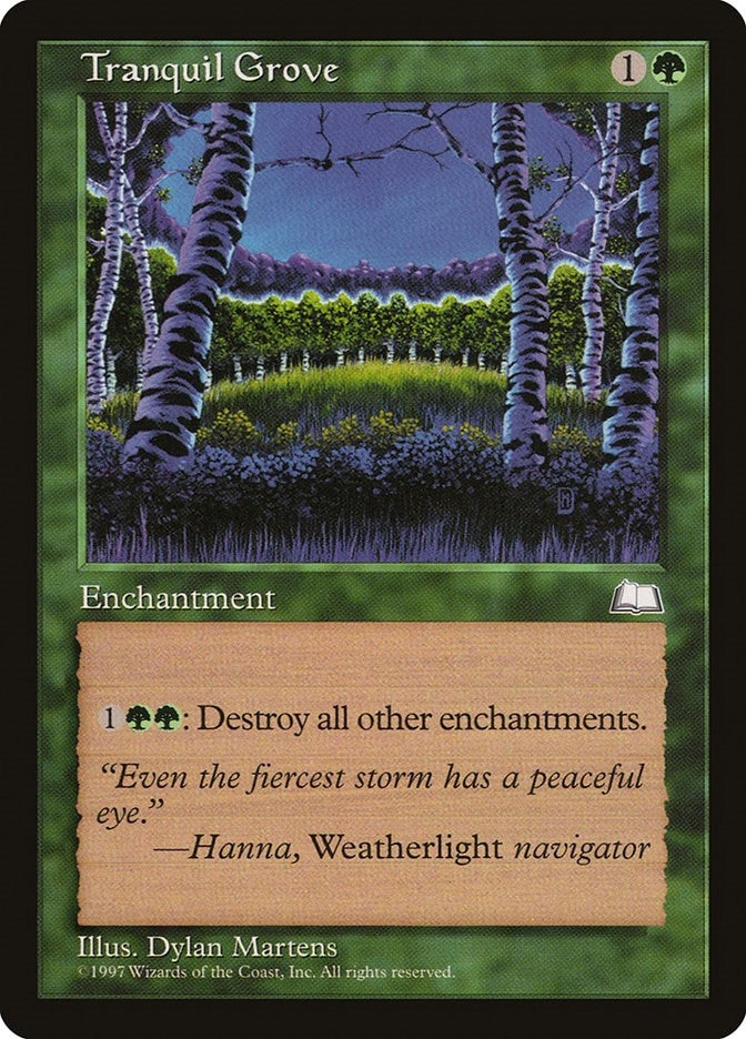 Image for Tranquil Grove [Weatherlight] - Magic: The Gathering