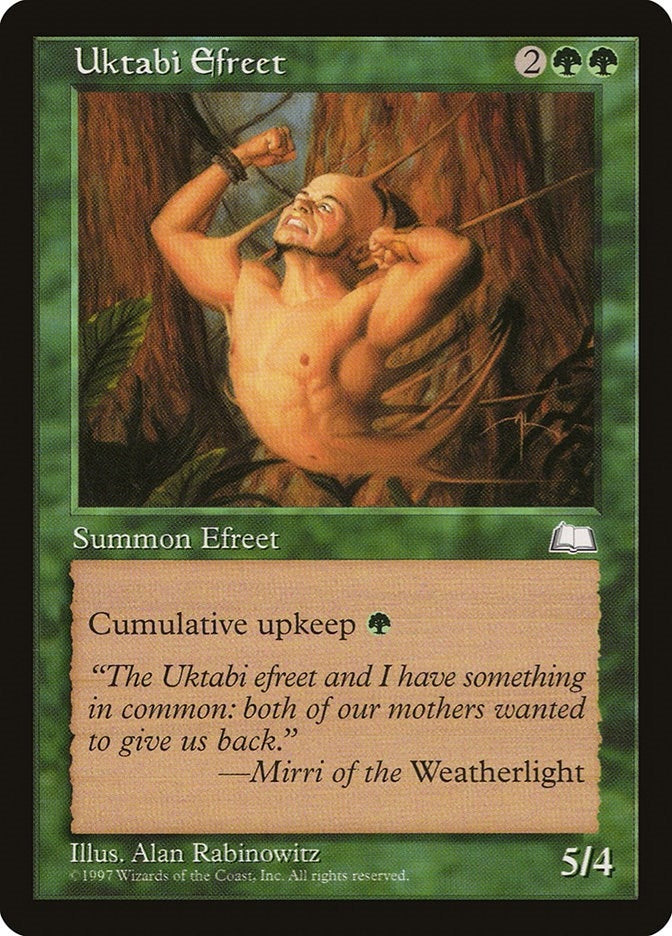 Image for Uktabi Efreet [Weatherlight] - Magic: The Gathering