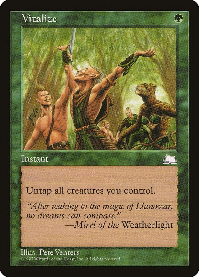 Image for Vitalize [Weatherlight] - Magic: The Gathering