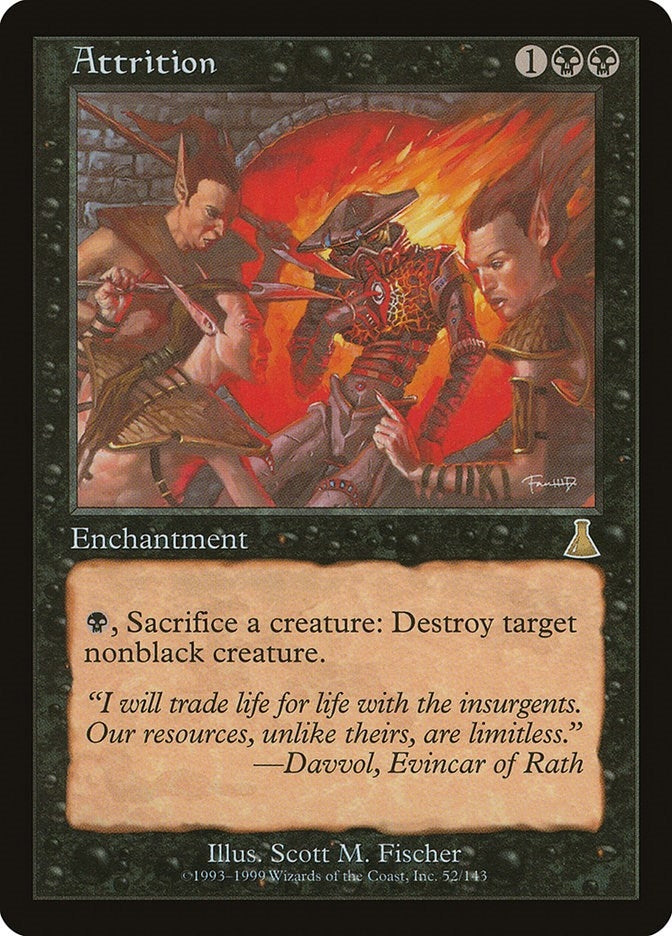 Image for Attrition (52) [Urza's Destiny] - Magic: The Gathering
