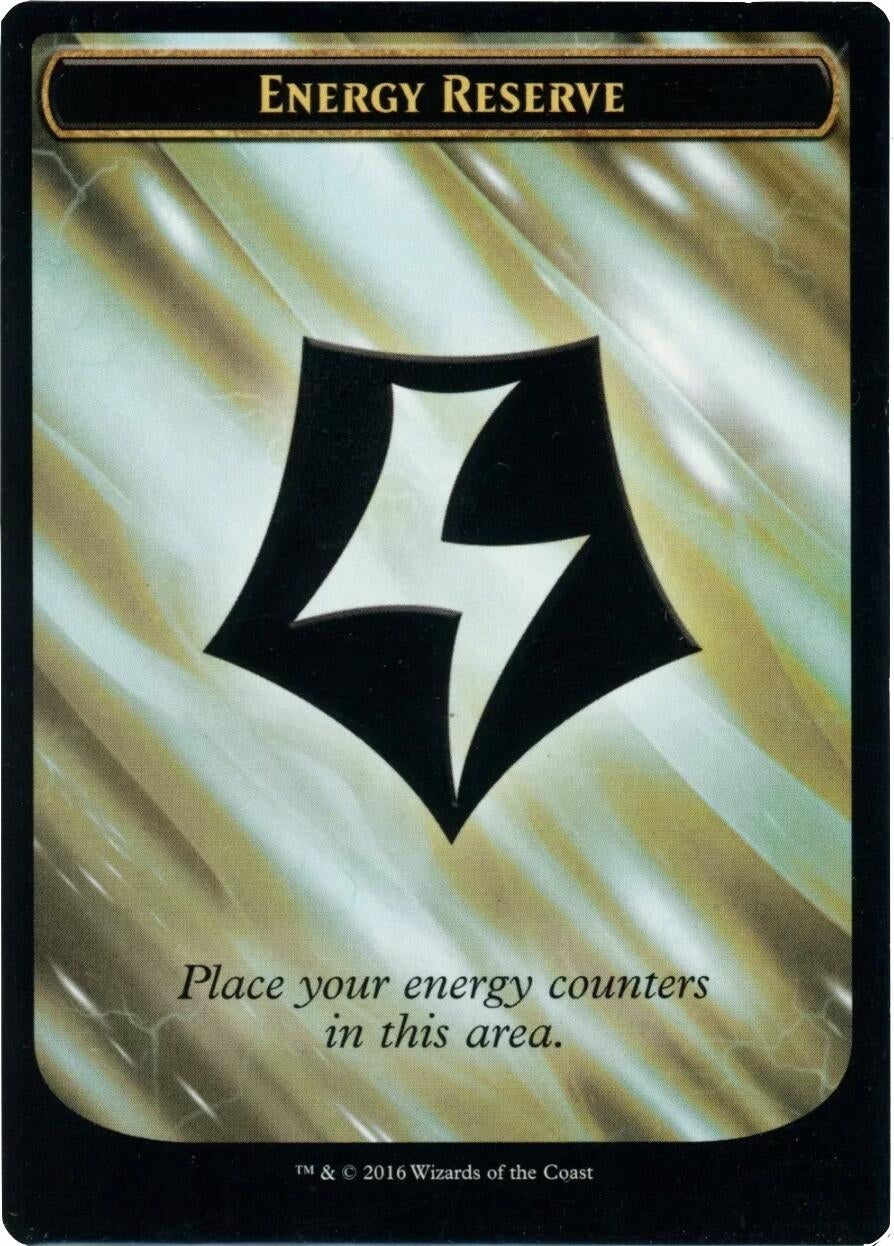 Image for Energy Reserve Token (13) [Aether Revolt] - Magic: The Gathering