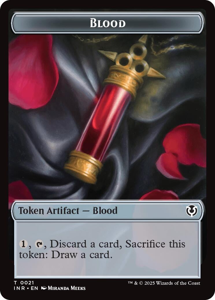 Image for Blood // Vampire (0007) Double-Sided Token (21 // 7) [Innistrad Remastered] - Magic: The Gathering